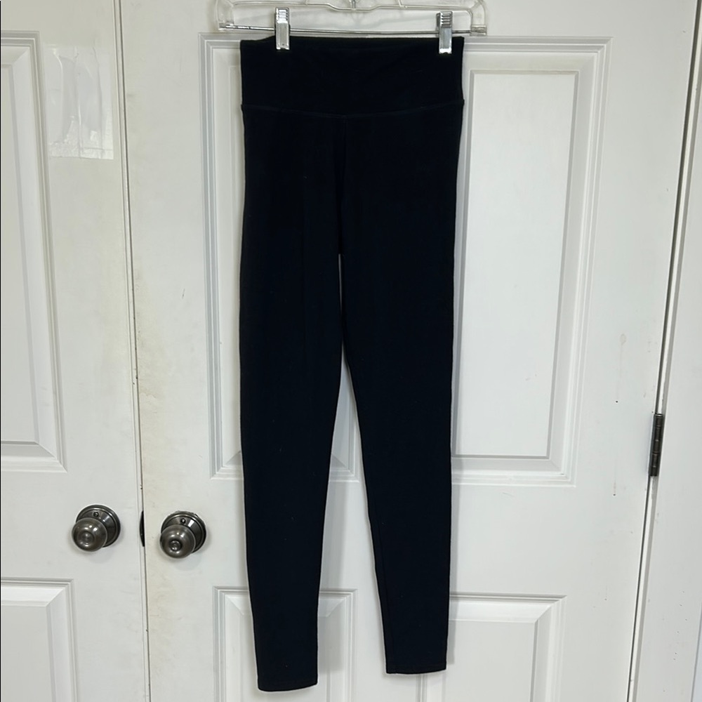 Aerie Black Chill Play Move Leggings size small cotton blend